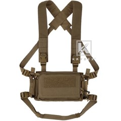 KRYDEX Tactical D3CRM Chest Rig 5.56 7.62 Rifle Pistol Mag Pouch Placard Coyote