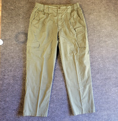 PROPPER Men’s Green Tactical Pants 38/32 Polyester Cotton Cargo Pockets