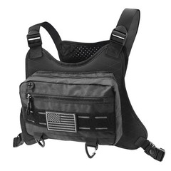 Lightweight Tactical Chest Pack Waterproof Outdoor Utility Vest for Running New