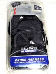 Uncle Mike’s Cross Harness AMBI Horizontal Shoulder Holster Glock 17 19 22 30 33