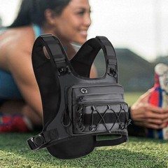 Outdoor Chest Bag Utility Bag Pouch Large Capacity Chest Pack Running Vest Bag