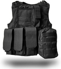 Tactical Vest Adjustable Quick Release Modular Military Vest Outdoor Training US