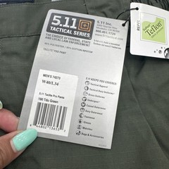 5.11 Tactical PRO Men’s Cargo Pants 40×34 green NWT