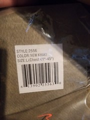 NWT Rothco Men’s L Ultra Force SolidKhaki Fatigue Shirt BDU Type Classic Durable