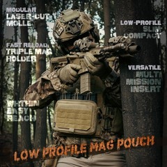 Molle Kangaroo Admin Pouch w/ Mag Insert