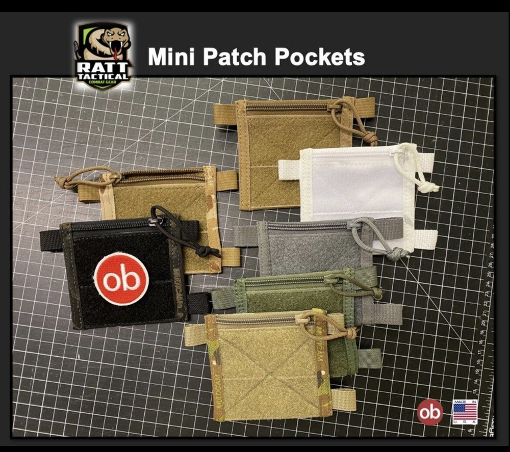 RATT Tactical USA Patch Pocket Minis