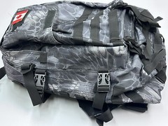 35L Camo Tactical Backpack Hiking Go Bag Removable Flag Patch