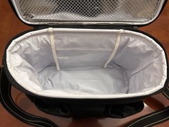 Black Multi-Pocket Range Bag, Utility Gear Bag, Lunch Bag with Shoulder Strap