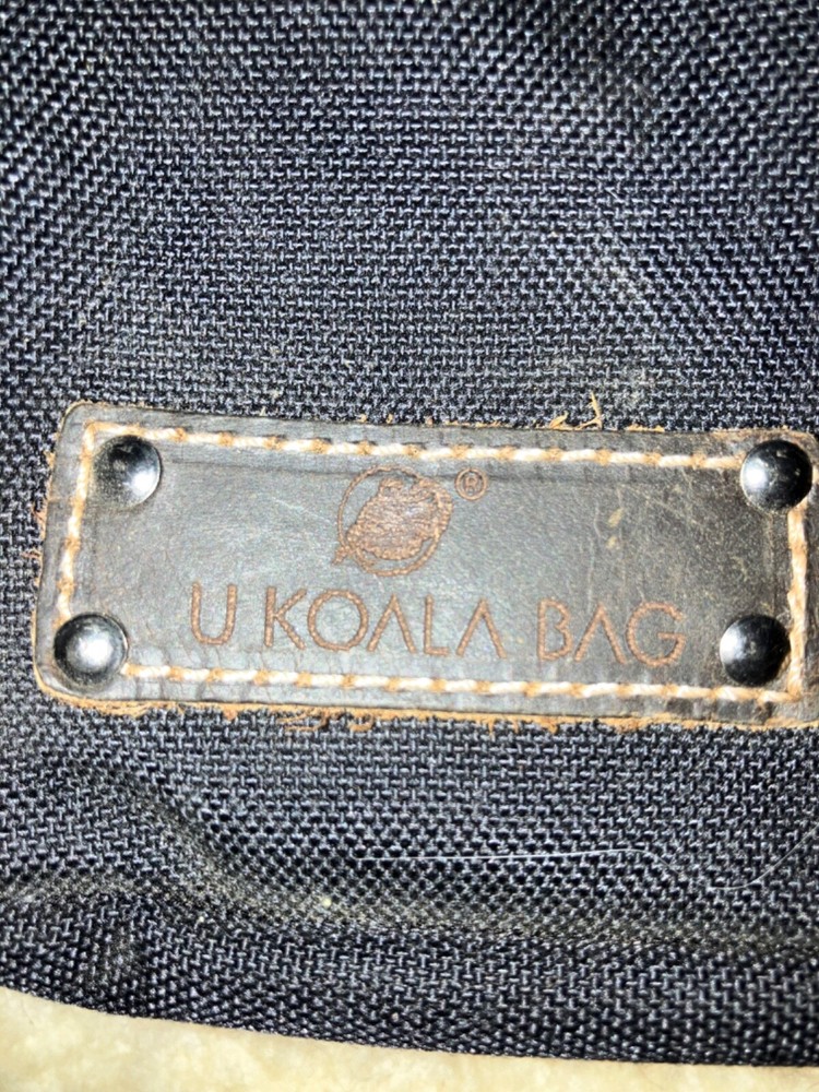 ukoala bag black canvas/ leather