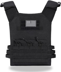 Tactical Vest Molle Plate Carrier Airsoft Paintball Adjustable Military Combat