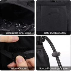 Tactical Molle Dump Pouch Drawstring Magazine Utility Pouch Folding Waist Bag