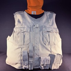Elbeco Tactical Carrier Size XXXL 3XL Tan Body Shield w/Magazine & Radio Pouches