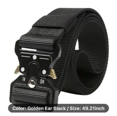 Unisex Tactical Belt Multifunctional Military Outdoor Training Belt 49.2” – 1 Pc
