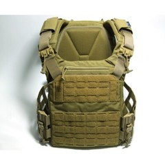 Tactical Vest Plate Carrier Warrior Spirit WS-EXP 3.0 Coyote MOLLE plate 25x30cm
