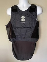 ABA Concealable Male Xtreme Armor Carrier W/Logo XS/S Navy Ripstop tail