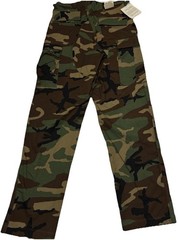 Propper BDU Trouser Button Fly 100% Cotton Ripstop Medium Long Woodland