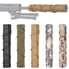 Military 8.6inch Suppressor Cover Tactical Protect Sleeve Wrap Airsoft Hunting