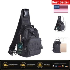 Compact Water-Resistant Tactical Backpack – Stylish Sling for Everyday Use