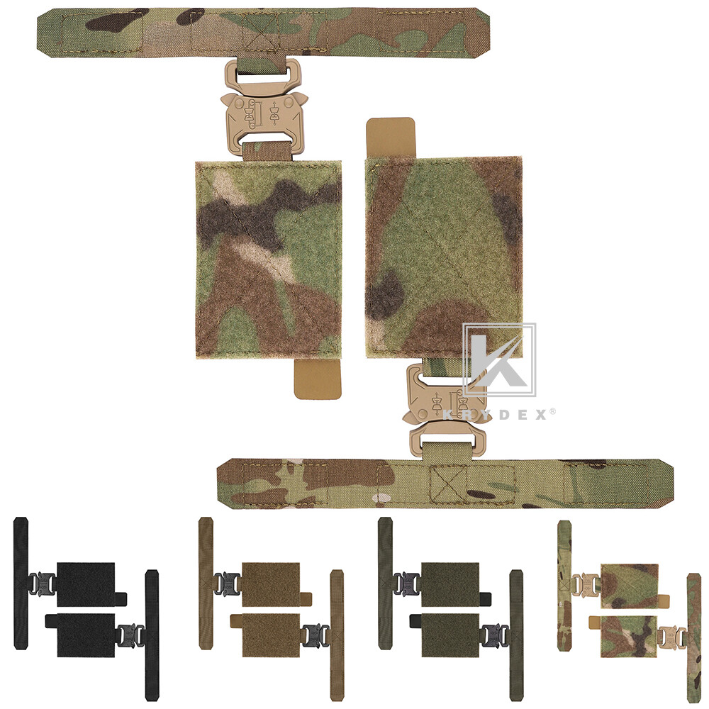 KRYDEX Quick Release Metal Buckle Cummerbund Adapters For AVS FCPC Tactical Vest