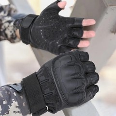 Tactical Fingerless Shooting Gloves Military Combat Breathable Protection Gloves