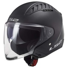 LS2 Helmets Copter Open Face Helmet Large Matte Black