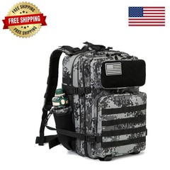 Water Resistant 3-Day Bug Out Bag – 45L Tactical Backpack for Hiking & Travel