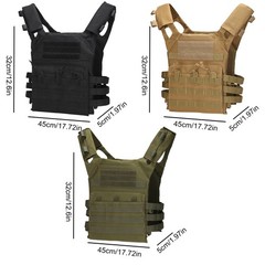 For Adult Portable Tactical Military Combat Assault Plate Carrier Chest Vest AHT
