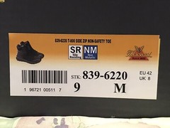 Thorogood ® 6″ Side Zip Non-Safety Toe Boots 839-6220 T-800 Men’s Size 9 M