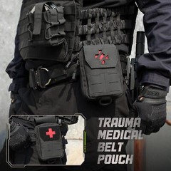 Tactical Molle EDC Pouch Organizer Military First Aid Kit Bag Outdoor Waist Pack