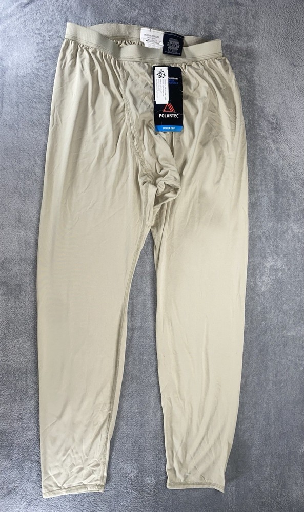 US Army ECWCS Gen III L1 Polartec Power Dry Base Layer Pants Medium Regular NWT