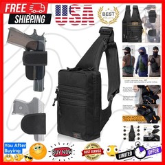 Tactical Compact Sling Bag – CCW for Everyday – For R&L Hand – Shoulder Cross…