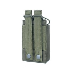 Tactical Radio Holder Molle Belt Holder Walkie Talkie Pouch Holster Mag Pouch