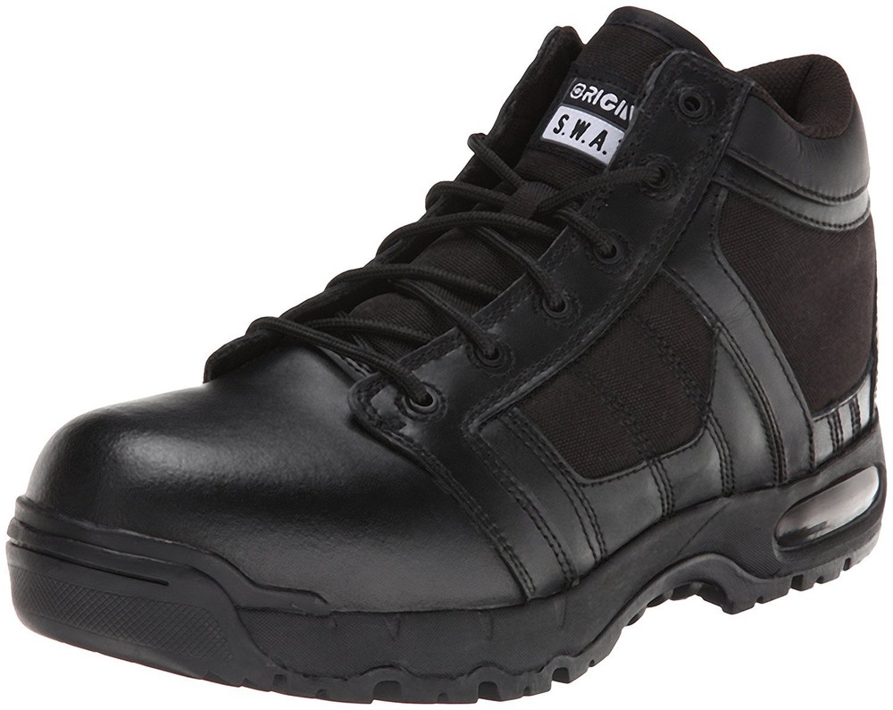 Original S.W.A.T. 126101 Men’s Metro Air 5″ Side-Zip Safety Tactical Boot, Black
