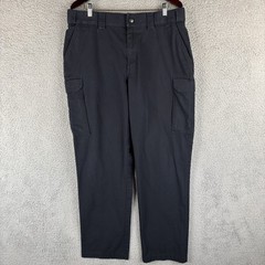5.11 Tactical Cargo Pants Mens 38×32 Navy Ripstop EMS EMT Duty Adjustable Waist