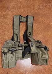 Niemoller Webbing Tactical Chest Rig Green Nylon Adjustable Size M (44″)
