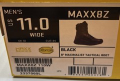 Belleville Men’s 8″ MAXX 8Z Maximalist Tactical Boot Black 11W New In Box