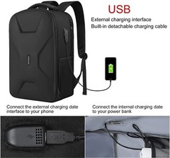 Waterproof 15.6-16 inch 35L Laptop Backpack with USB Charging Port for Women Men