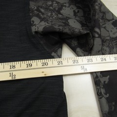 5.11 Tactical Shirt Mens Large Black Gray Veil Camo Assault Zip Combat Utility
