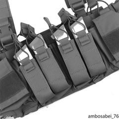 Tactical Chest Rig MilitaryFan Collection Lightweight Included Feature Pack Prop