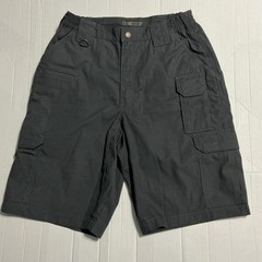 5.11 Tactical Men’s Black Cargo Shorts Cotton Blend Regular Size 30