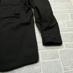 Tru Spec Tactical Shirt Adult Large Black Ripstop Button Up Canvas CPS Systems