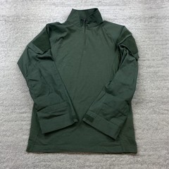 5.11 Tactical TDU Rapid Assault Shirt Large Green 1/4 Zip Utility Work 72194 Men
