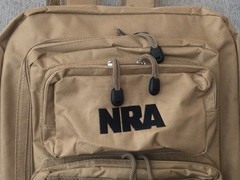 NRA TACTICAL BACKPACK Khaki Multi-Pocket Hunting Outdoor Gear Bag