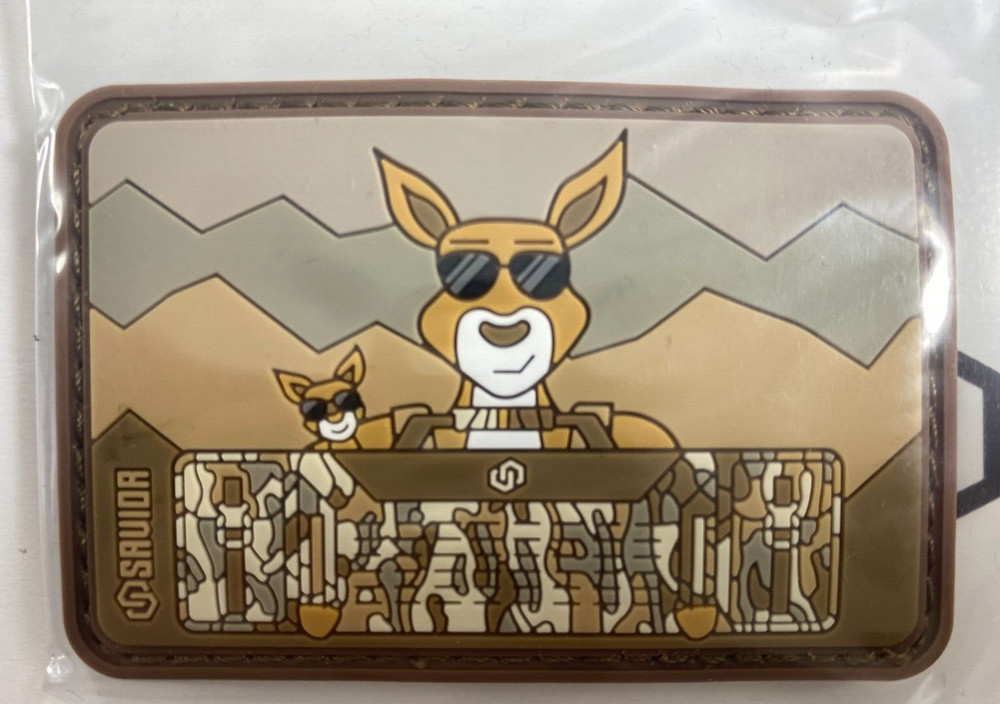 2023 Shot Show Savior Equipment Kangaroo Morale 2 x 3 in Patch NEW
