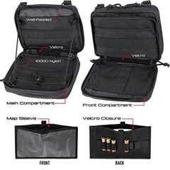 Tactical Large Admin Pouch of Double Layer Design Molle EDC EMT Utility Pouch…