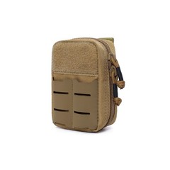 Tactical Molle EDC Bag Khaki Cellphone Pouch Holder Utility Gadget Organizer Bag