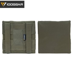 IDOGEAR Tactical Side Plate Pouch Set Plate Pocket 2PCS 6″X6″ JPC2.0 AVS Airsoft