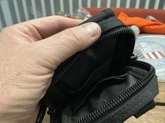 Black Tactical MOLLE Gear Bag Nylon Small with Zip Buckle Closure