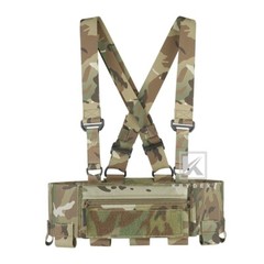 KRYDEX Concealed Carry Low-Vis Ready Chest Rig Elastic Cummerbund w/ Candy Pouch