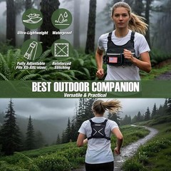 Tactical Chest Bag EDC Chest Rig Pack Running Hiking Travel Vest